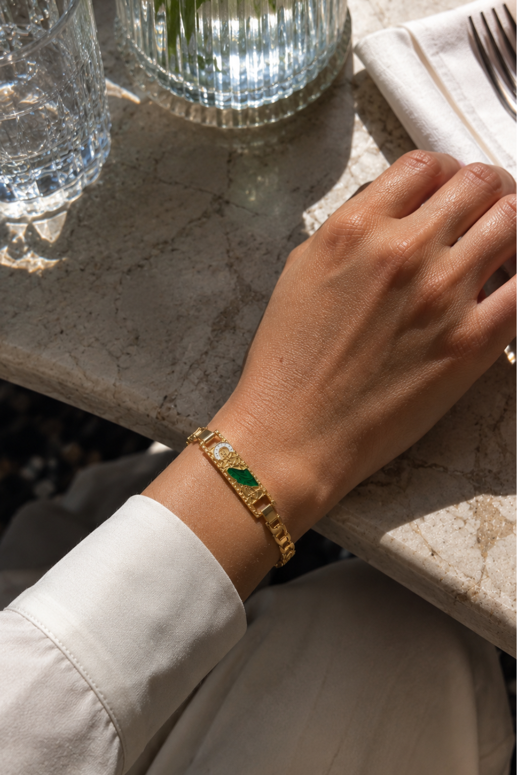 Bracciale Eterna Fede - Simbolo di Eleganza e Spiritualità