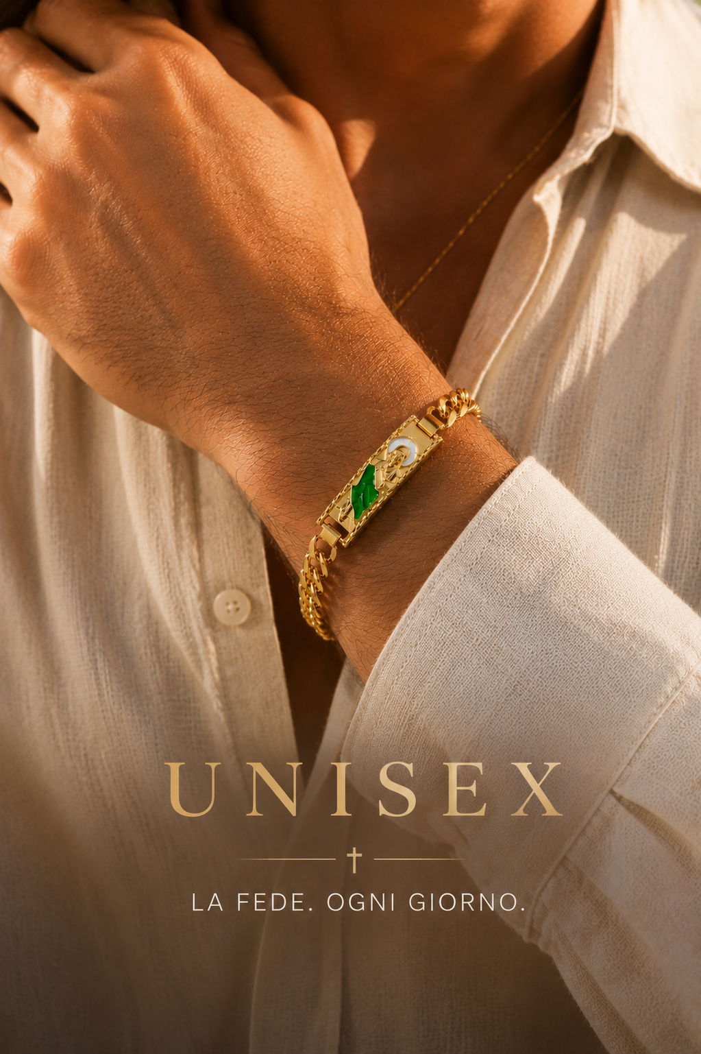 Bracciale Eterna Fede - Simbolo di Eleganza e Spiritualità